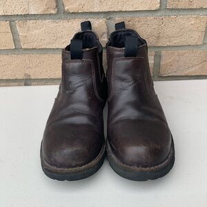 Danner Dark Brown Chelsea Leather Boots